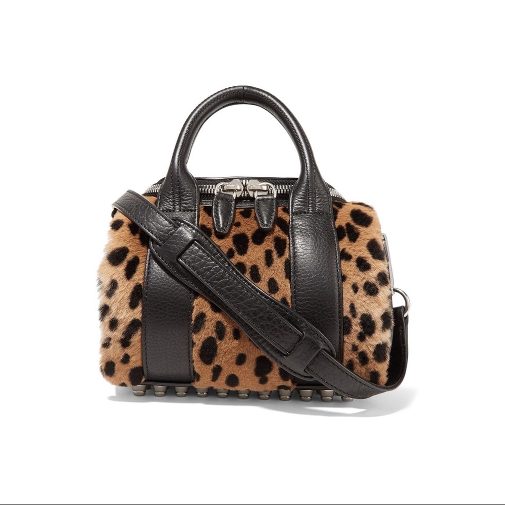 Alexander Wang Leopard Mini Rockie Bag